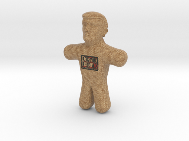 Trump Voodoo Doll Color in Full Color Sandstone