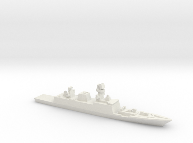 Shivalik-class frigate, 1/3000 in White Natural Versatile Plastic