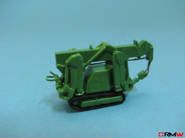 HO/1:87 Mini Crawler Crane Set A kit in Gray Fine Detail Plastic