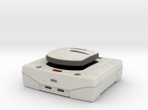 1:6 Sega Saturn (White) in Full Color Sandstone