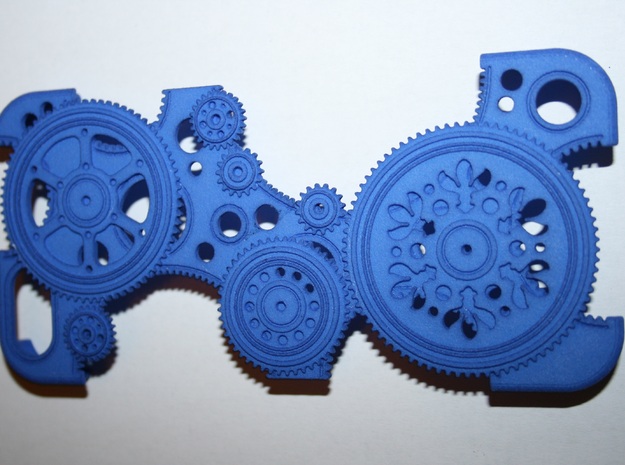 Cogwheels IP5 v.II in Blue Processed Versatile Plastic