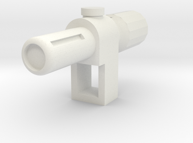 TR Megatron Cannon in White Natural Versatile Plastic