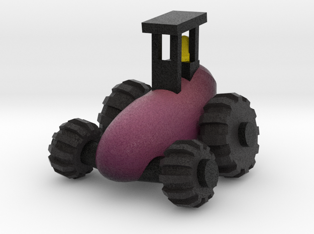 Aubergine Tractor - Large in Full Color Sandstone
