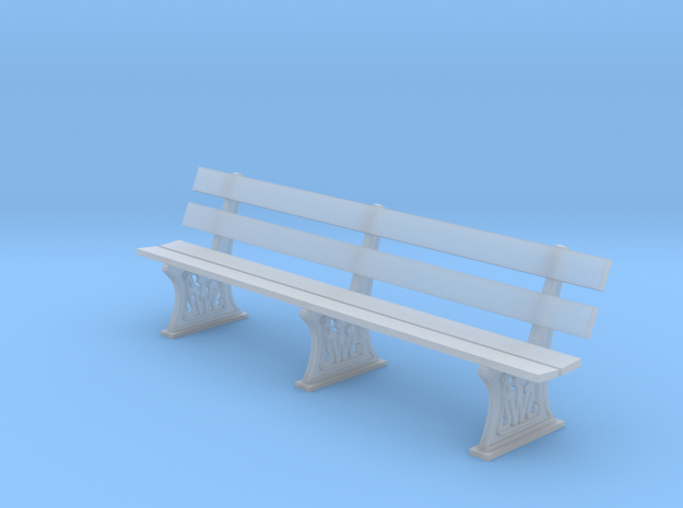 GWR Bench 4mm scale full in Smooth Fine Detail Plastic