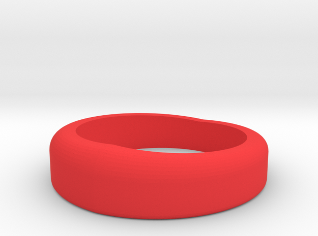 ring01 in Red Processed Versatile Plastic