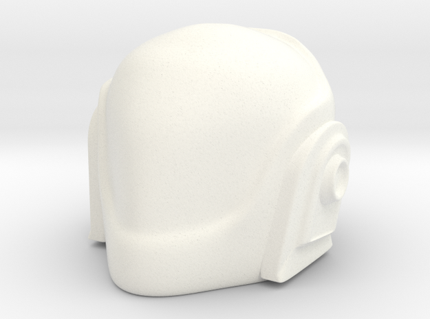 Daft Punk Helmet 2 in White Processed Versatile Plastic