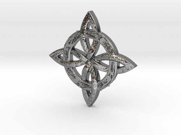 Trinity Pendant in Polished Silver