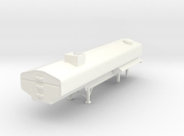 1/64 Diller 7250gal Manure tanker. in White Processed Versatile Plastic