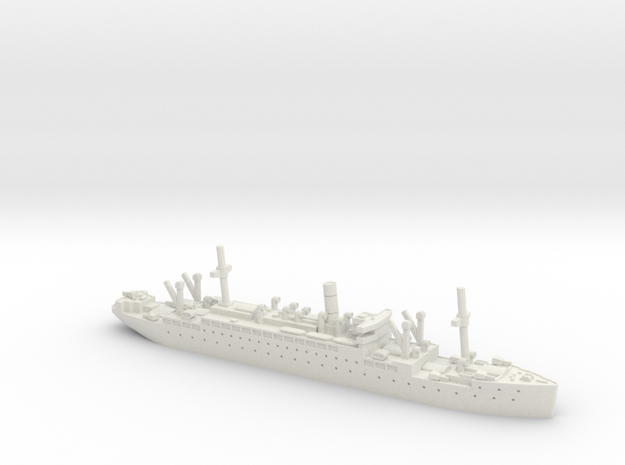 HMS Jervis Bay 1/700 in White Natural Versatile Plastic