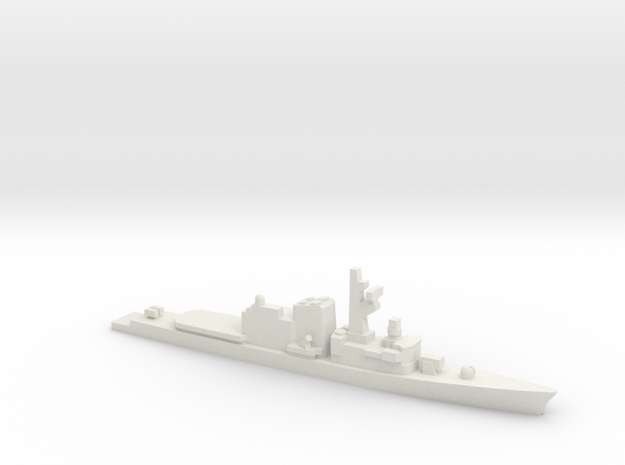Hatsuyuki-class destroyer, 1/2400 in White Natural Versatile Plastic