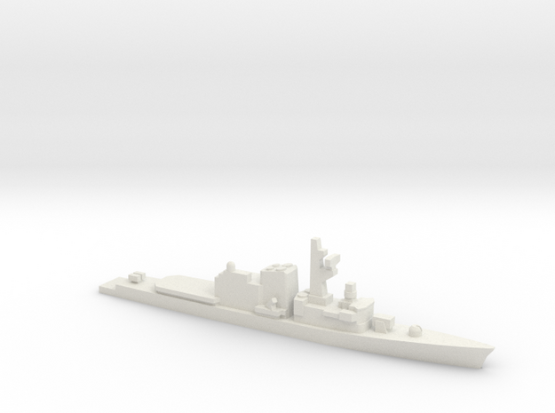 Hatsuyuki-class destroyer, 1/1800 in White Natural Versatile Plastic