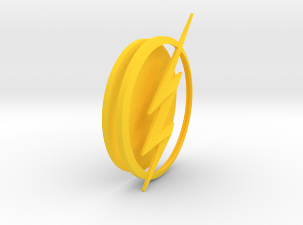 THE FLASH - Flash Chest Emblem in Yellow Processed Versatile Plastic