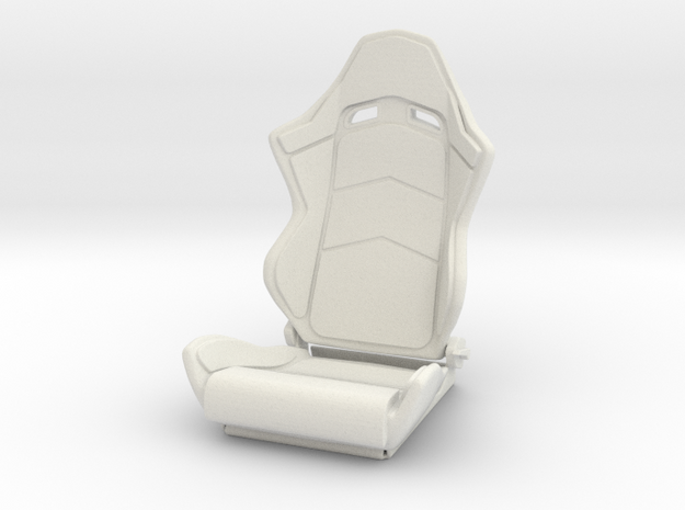 Racing Seat 1/16 in White Natural Versatile Plastic