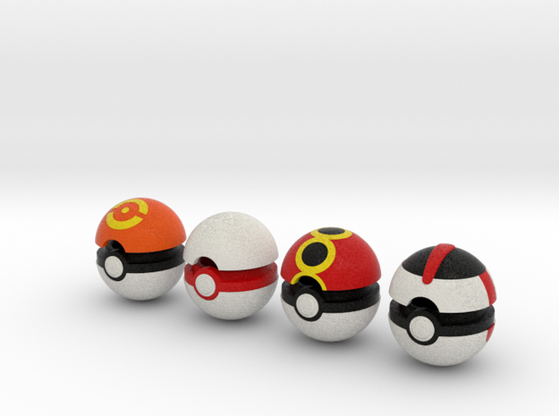 Pokeballs (Set 04) in Full Color Sandstone