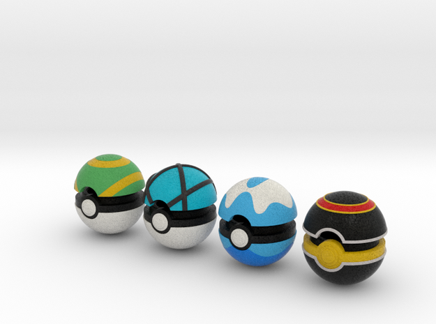 Pokeballs (Set 05) in Full Color Sandstone