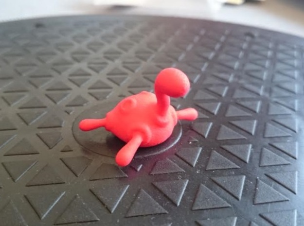 Shuckle in Red Processed Versatile Plastic