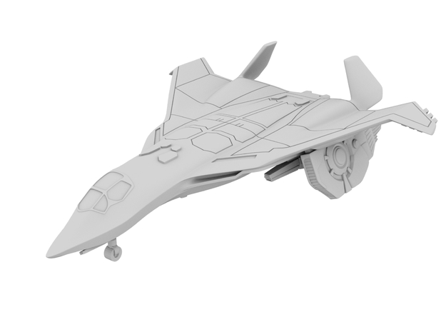 1:200 - Fighter [Independence Day - Resurgence] in White Natural Versatile Plastic