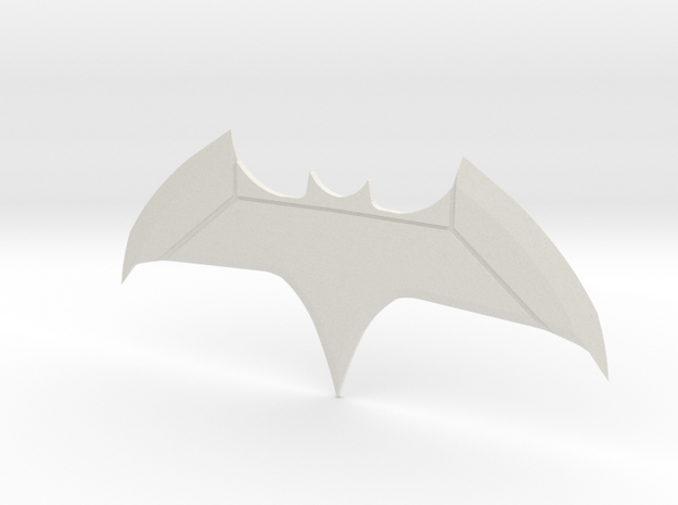 Justice League Batman Batarang  in White Natural Versatile Plastic
