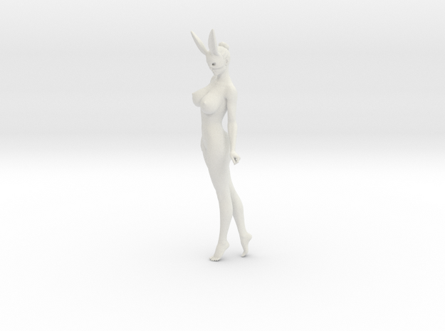 Bunny lady 001 1/10 in White Natural Versatile Plastic