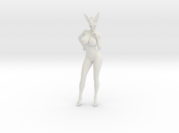 Bunny lady 003 1/10 in White Natural Versatile Plastic