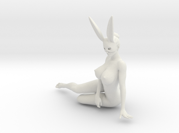 Bunny lady 012 1/10 in White Natural Versatile Plastic