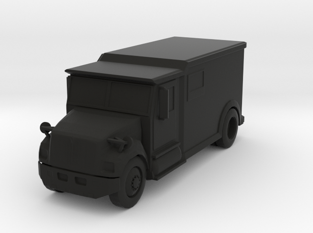 Armored Truck (Solid), 1/64 in Black Natural Versatile Plastic