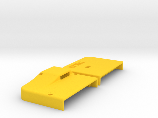 Commodore 64 RRnet Mk3 Stand Alone Case in Yellow Processed Versatile Plastic