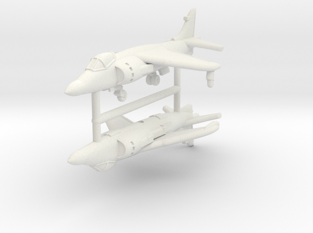 1/285 Sea Harrier FA Mk.2 (x2) in White Natural Versatile Plastic