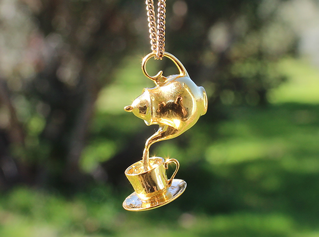Teapot and Cup Pendant