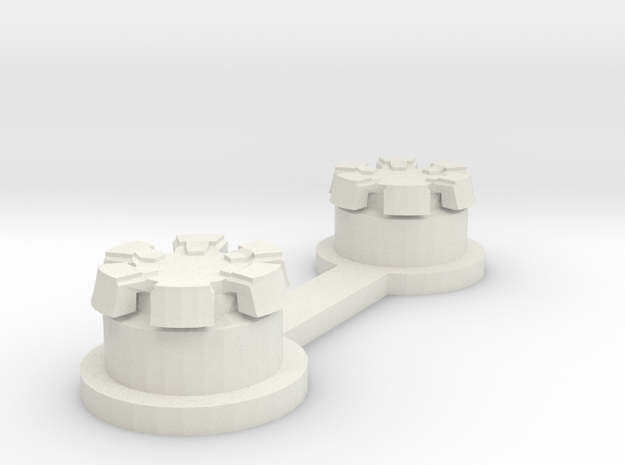 FLEURISSANT - Connector in White Natural Versatile Plastic