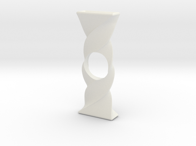 Twist Spinner in White Natural Versatile Plastic