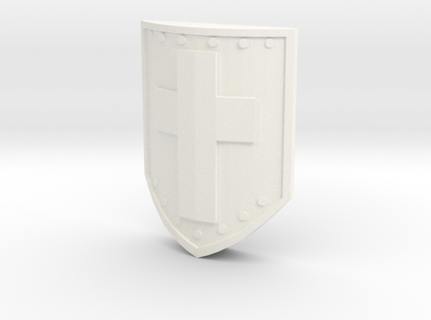 Classic Shield for A Link Between Worlds Figma in White Processed Versatile Plastic