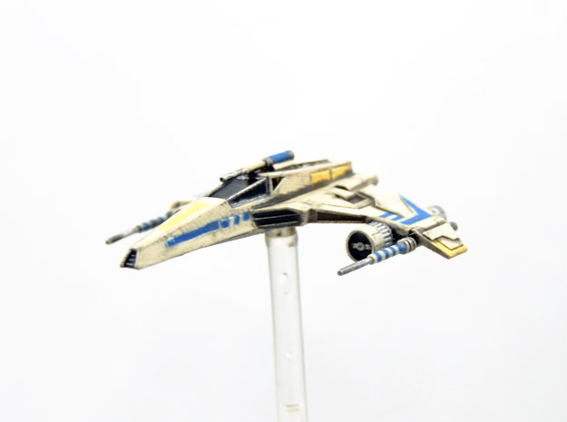 E-Wing Variant - Tri-Cannon 3pack 1/270 in Clear Ultra Fine Detail Plastic