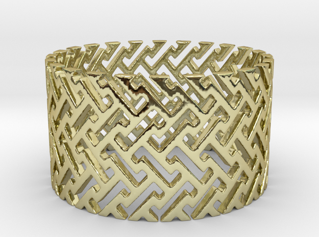 Woven Ring (Size 11.25-13) in 18k Gold: 11.25 / 64.625