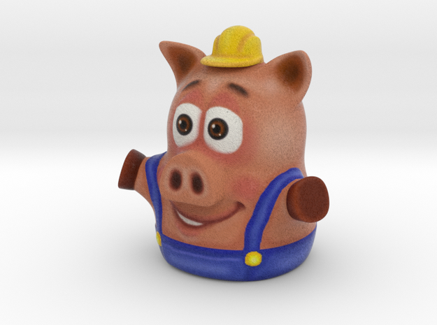 Three Little Pigs Puppet 002 in Full Color Sandstone