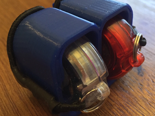 Fietslamp Saver Slim in Blue Processed Versatile Plastic