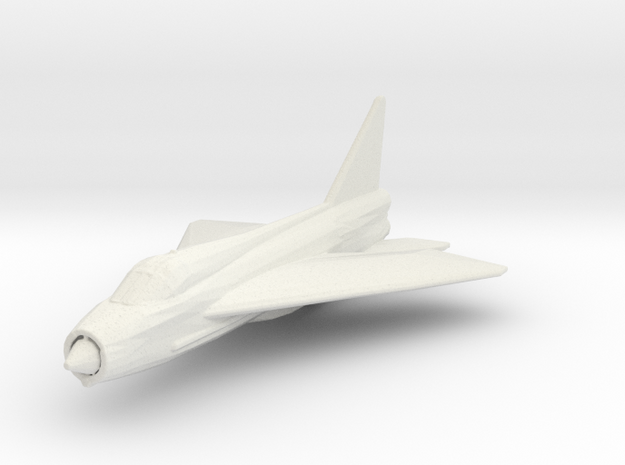 English Electric Lightning T.4/T.5 in White Natural Versatile Plastic: 1:200