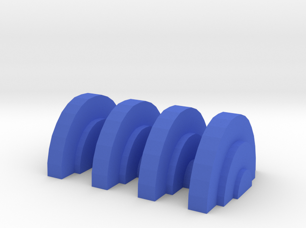 Game Piece, Field Generator in Blue Processed Versatile Plastic