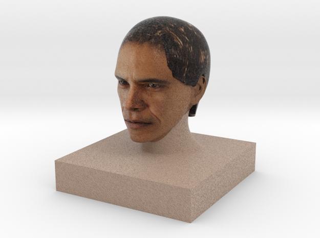 Obama in Full Color Sandstone
