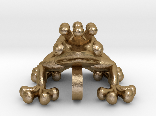 Young FROG in Polished Gold Steel