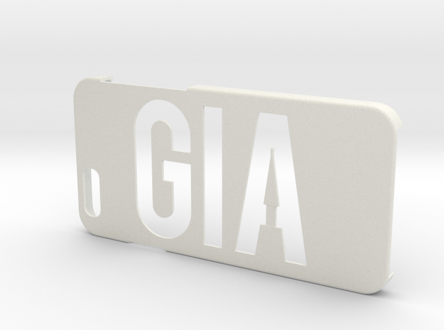 Giaiphone6 in White Natural Versatile Plastic