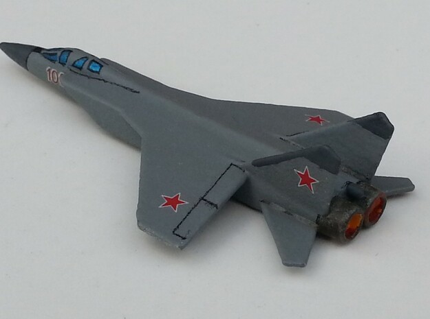 MiG-31 Foxhound 1/285 scale Russian interceptor in White Natural Versatile Plastic
