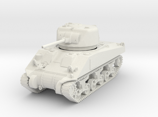PV142A M4 Sherman (Early Production) (28mm) in White Natural Versatile Plastic
