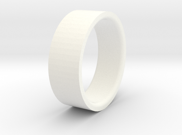 Beadlock ring 52 mm D90 D110 1:10 3/3 in White Processed Versatile Plastic