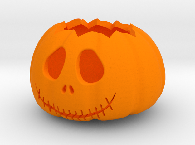 halloween pumpkin part 1 in Orange Processed Versatile Plastic