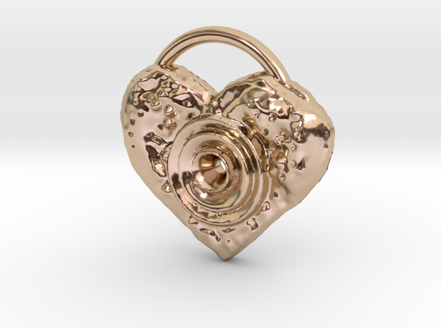 love speaker in 14k Rose Gold Plated Brass
