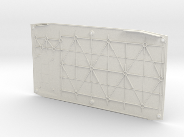 NUC Customizable 3D Printed Cover in White Natural Versatile Plastic