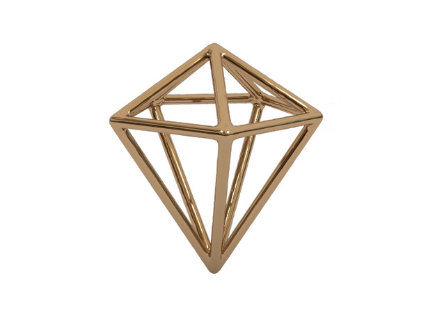 Pendant in Polished Brass