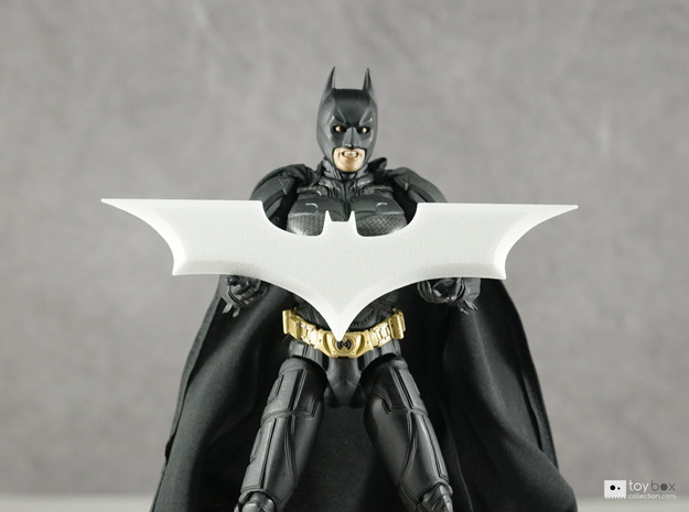 Batman Trilogy Batarang 12cm (4.75") in White Natural Versatile Plastic