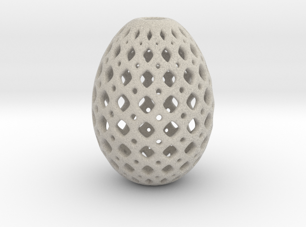 Designer Egg 16 Smooth 1 in Natural Sandstone